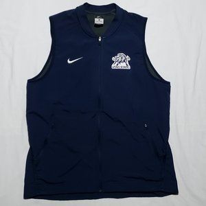 NIKE BASKETBALL UTAH STATE AGGIES SHOOTING VEST NAVY WHITE LARGE
